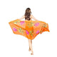 NEW Bandana For Women Spring And Autumn Rose Printed Scarves Sunscreen Boho Beach Shawl Ladies Chiffon Long Elegant Wrap Scarf