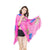 NEW Bandana For Women Spring And Autumn Rose Printed Scarves Sunscreen Boho Beach Shawl Ladies Chiffon Long Elegant Wrap Scarf