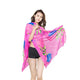 NEW Bandana For Women Spring And Autumn Rose Printed Scarves Sunscreen Boho Beach Shawl Ladies Chiffon Long Elegant Wrap Scarf