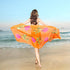 NEW Bandana For Women Spring And Autumn Rose Printed Scarves Sunscreen Boho Beach Shawl Ladies Chiffon Long Elegant Wrap Scarf