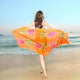 NEW Bandana For Women Spring And Autumn Rose Printed Scarves Sunscreen Boho Beach Shawl Ladies Chiffon Long Elegant Wrap Scarf