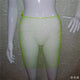 Neon Green Fishnet Mini Skirt Women Sexy See Through Mesh Plaid Skirt 2019 Summer Beach Shiny Rhinestones Skirts Party Clubwear