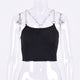 Neon Green Low Cut Camis Fashion Thick Link Chain Crop Tops 2019 Summer Top Rave Festival Clothing Sexy Party Camisole Clubwear