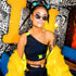 Neon Green Tank Tops Women One Shoulder Crop Top With Buckle Strap Sexy Backless Vest Lady 2019 Summer Top Fashion Streetwear