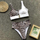 Neon Leopard Patchwork One Piece Swimsuit Buckle Bathing Suit Women Hollow Out Swimwear Maillot De bain Femme Une Piece Bikini