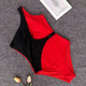 Neon One Piece Swimsuit Buckle One Shoulder Bathing Suit Women Swimwear Maillot De bain Femme 2019 New Une Piece Bikini Monokini