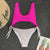 Neon green bikinis 2019 mujer bathers Hollow out one piece swimsuit female Sexy bodysuit Monokini High cut swimwear women Summer