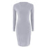 New 2019 Women Summer Autumn Winter Sexy Casual dress Fashion elegent Black Dress Vestidos Long Sleeve Dress