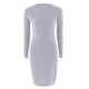 New 2019 Women Summer Autumn Winter Sexy Casual dress Fashion elegent Black Dress Vestidos Long Sleeve Dress