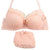 New 3/4 Cup Women Lingerie Ruffle Push-Up Bra Lace Underwear Underwired Bra Sets+Panties