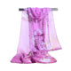 New Arrival Women Scarf Chiffon Magpie Printing Female Temperament Literary Shawl Lady Wrap Scarf Soft Beach Sunscreen Kerchief