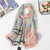 New Arrival Women's Scarf Literary Printing Spring Autumn Korean Version Shawl Long Soft Beach Sunscreen Casual Lady Kerchief