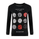 New Autumn Winter Fashion Letter Print Shirt Women T-Shirt Female casual Tshirt Tops Femme Funny Long Sleeve Plus Size