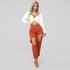 New Cotton Casual Pants Pencil Pants Wild European and American Popular Women's Jeans Leggings Hole plus size 2019 summer