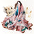 New Cotton Yarn Scarf Women Spring Summer Dolphin Printing Shawl Fashion Soft Korean Version Lady Bandana Beach Stoles Shawls