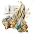 New Cotton Yarn Scarf Women Spring Summer Dolphin Printing Shawl Fashion Soft Korean Version Lady Bandana Beach Stoles Shawls