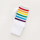 New Fashion multicolor stripes cotton sexy womens long socks Student style style party street dancing knee sock