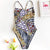 New Leopard Printed Women Swimwear 2019 Sexy High Waist One Piece Swimsuit Female Bather Bathing Suit ladies Swim Wear Monokini