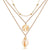 AlphaGal New Multilayer Crystal Moon Necklaces & Pendants For Women Vintage Charm Gold Choker Necklace 2019 Bohemian Jewelry Wholesale