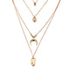 AlphaGal New Multilayer Crystal Moon Necklaces & Pendants For Women Vintage Charm Gold Choker Necklace 2019 Bohemian Jewelry Wholesale