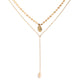 AlphaGal New Multilayer Crystal Moon Necklaces & Pendants For Women Vintage Charm Gold Choker Necklace 2019 Bohemian Jewelry Wholesale