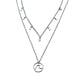 AlphaGal New Multilayer Crystal Moon Necklaces & Pendants For Women Vintage Charm Gold Choker Necklace 2019 Bohemian Jewelry Wholesale