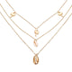 AlphaGal New Multilayer Crystal Moon Necklaces & Pendants For Women Vintage Charm Gold Choker Necklace 2019 Bohemian Jewelry Wholesale