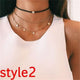 AlphaGal New Multilayer Crystal Moon Necklaces & Pendants For Women Vintage Charm Gold Choker Necklace 2019 Bohemian Jewelry Wholesale