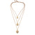 AlphaGal New Multilayer Crystal Moon Necklaces & Pendants For Women Vintage Charm Gold Choker Necklace 2019 Bohemian Jewelry Wholesale
