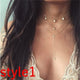 AlphaGal New Multilayer Crystal Moon Necklaces & Pendants For Women Vintage Charm Gold Choker Necklace 2019 Bohemian Jewelry Wholesale
