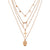 AlphaGal New Multilayer Crystal Moon Necklaces & Pendants For Women Vintage Charm Gold Choker Necklace 2019 Bohemian Jewelry Wholesale
