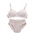 New Sexy Lace Triangle Cup Bra Sets Girl Bra Briefs Underwear Set Solid Women Underwear Suit Triangle Cup Breathable Bra Sets