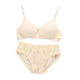 New Sexy Lace Triangle Cup Bra Sets Girl Bra Briefs Underwear Set Solid Women Underwear Suit Triangle Cup Breathable Bra Sets