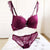 New Sexy Push Up Lace Bra Set Women Lingerie Underwear Underwire Deep V 32B-36B