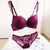 New Sexy Push Up Lace Bra Set Women Lingerie Underwear Underwire Deep V 32B-36B