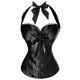 New Sexy Women Waist Trainer Corset Body Shapewear Bustier Cincher Halter Corselet Corpete overbust Steampunk Gothic Pretty
