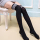New Socks Fashion Stockings Casual Cotton Thigh High Over Knee Acrylic High Socks Girls Womens Female Long Knee Sock 2019