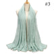 New Solid hijab scarf gold beads muslim cotton scarves chain plain wraps shawls maxi fashion headband long scarves 180*80cm