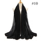 New Solid hijab scarf gold beads muslim cotton scarves chain plain wraps shawls maxi fashion headband long scarves 180*80cm