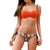 New Swimsuit Women Sexy Bikini Set Plus Size Swimwear Female Bordered Push Up Swimming Suit Summer Bathing Suit Beachwear W30730