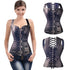 New Waist trainer corsets Leather steampunk firm Tops corselet gothic hollow out sexy slimming Shapers bustiers Steel Bone punk