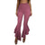 New Women Flare Pants Elegant Stretch High Waist Wide Leg Long Pants Palazzo Trousers