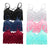 New Women Strappy Lingerie Floral Sheer Lace Triangle Bralette padded Bra Crop Top