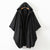New Women Winter Black Long Coat Ladies Cotton Fashion Cardigan Jackets Women-s Harjuku Hooded Cloak Capes ponchos y capas mujer