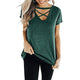 O-neck Hollow Out Short Sleeves Tops Women Casual Solid Breathable Loose Tees Summer Ladies Fashion Simple T-shirts High Quality