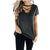 O-neck Hollow Out Short Sleeves Tops Women Casual Solid Breathable Loose Tees Summer Ladies Fashion Simple T-shirts High Quality