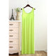 O-neck Striped Straight Long Tank Dress Women Casual Soft Vest Dresses Multicolor Summer Beach Female Fashion Sleeveless Dress