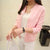 OHCLOTHING New spring summe 2019 female knit cardigan sweater coat short female a little shawl knitted jacket female 12 color