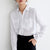 OL Style Pockets Women White Shirts Single Breasted Turn-down Collar Loose Blouses Female Casual Tops Blusas 2019 Spring Summer