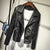 OLGITUM 2018 Autumn Women Black Slim Cool Lady PU Leather Jackets Sweet Female Zipper Faux Femme Outwear Coat Plus Size JK254